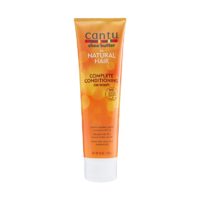 A 283g jar of Cantu Natural Complete Conditioning Co-Wash with Shea Butter, showcasing its packaging and product details.