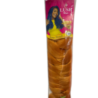 A pack of Lush Hair Extra Light Soft & Shiny extensions, showcasing the glossy texture and luxurious appearance.