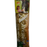 A bundle of X-pression Premium Original Ultra Braid, showcasing its vibrant color and quality.